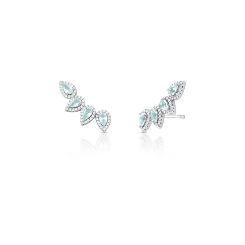 *Brinco Ear Cuff Turmalina