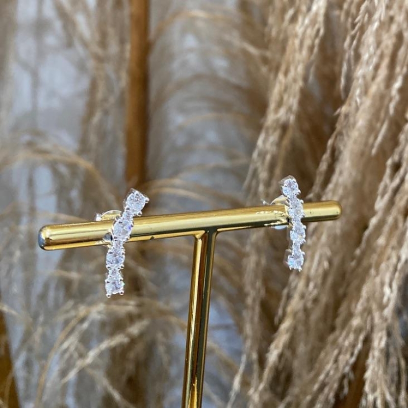 Brinco Ear Cuff 4Z Cristais