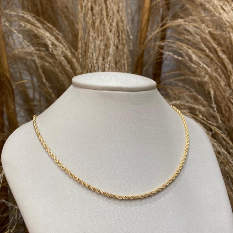 *Choker Cordão Baiano 3MM