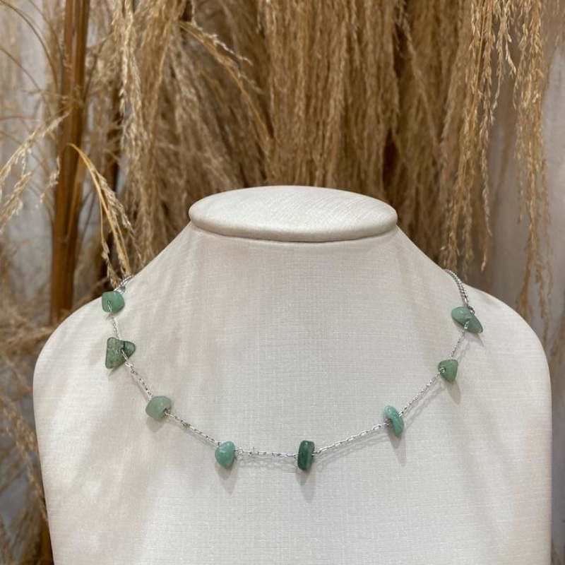 Choker Pedras Verdes