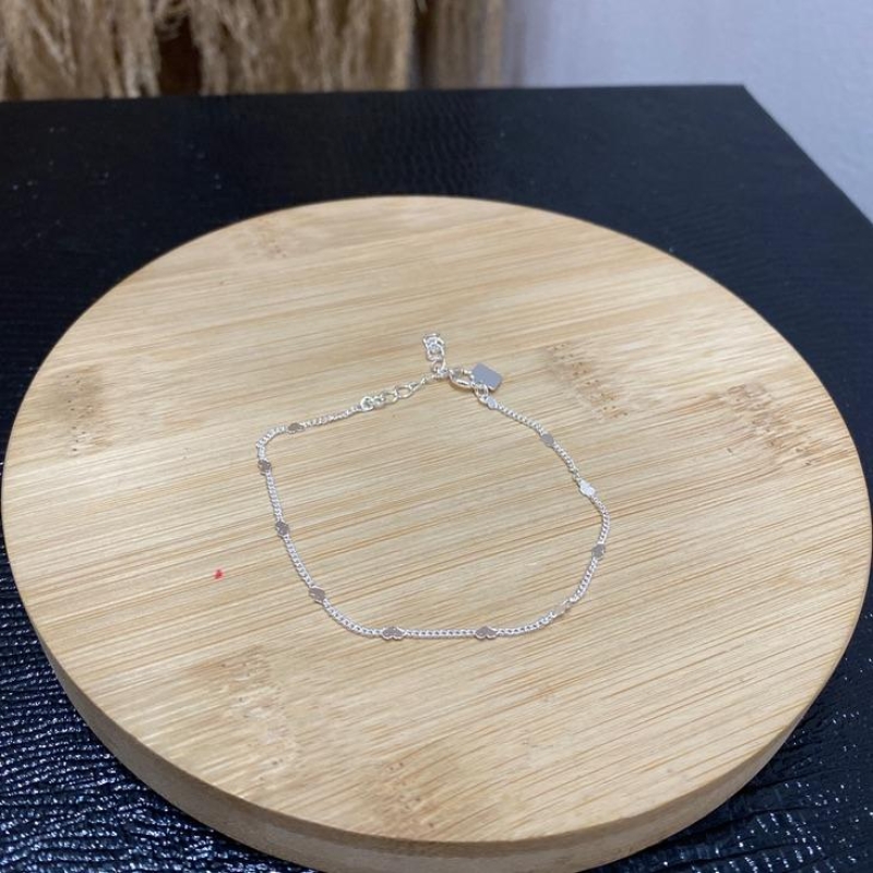 Pulseira Coração Plaquinhas