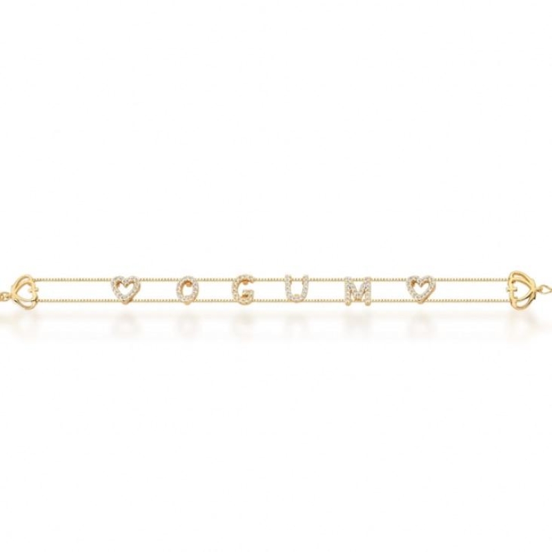 *Pulseira Ogum Cravejada