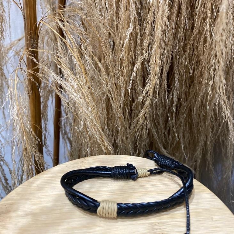 Pulseira Trançada Black