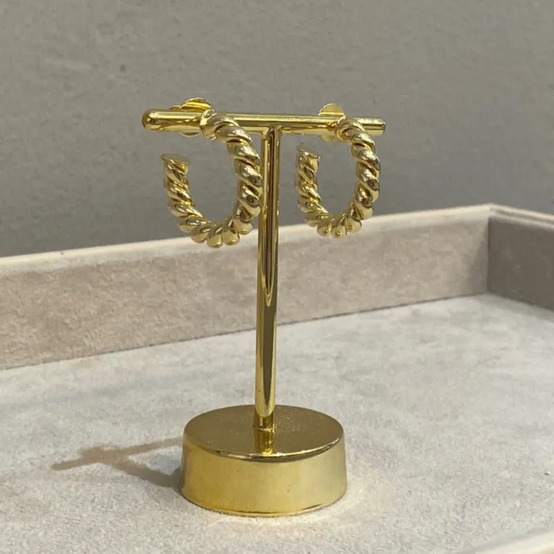 Argola Ayla Fine M Ouro