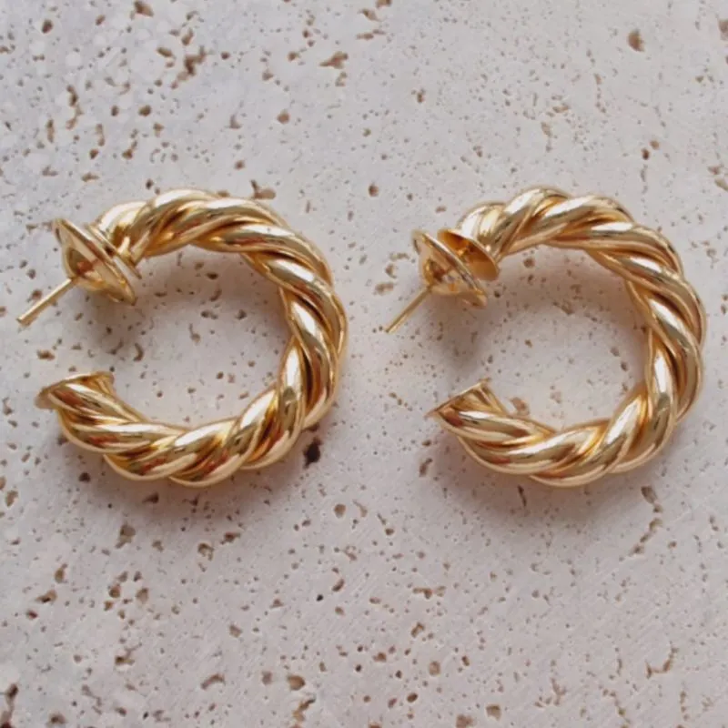 Argola Ayla Maior Ouro