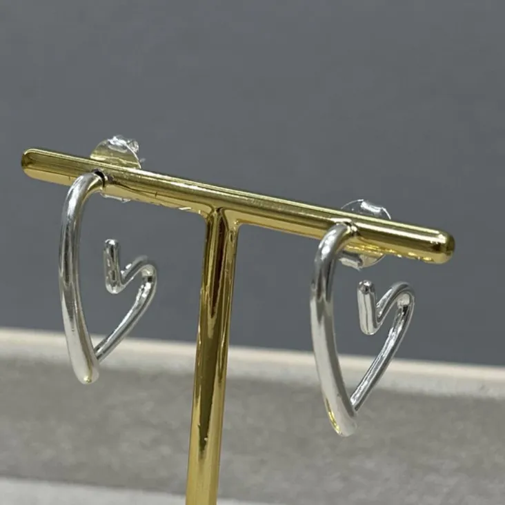 Argola Coração Liso