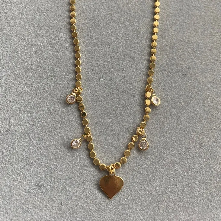 Choker Mila Corações & Zircônia