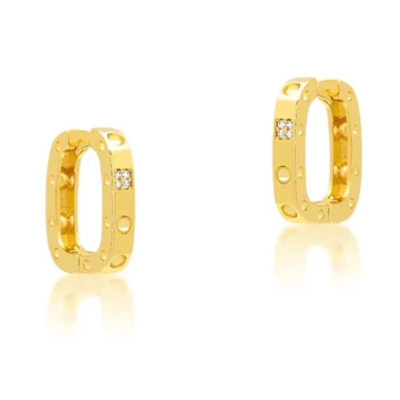 Argola Cartier Média Ouro
