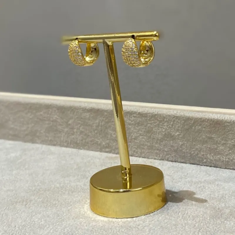 Argola Gota Cravejada