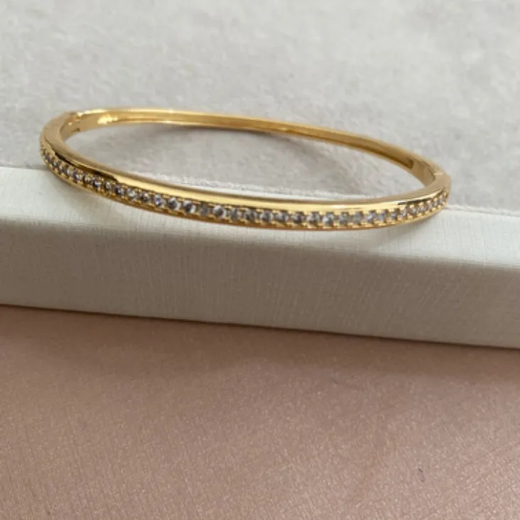 Bracelete Cravejado Cristal Alice Large
