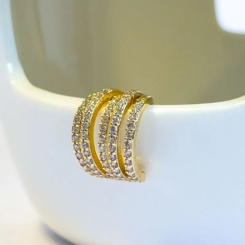 Piercing Fake Cravejado Assimétrico