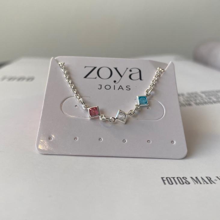 Pulseira 3 pedras