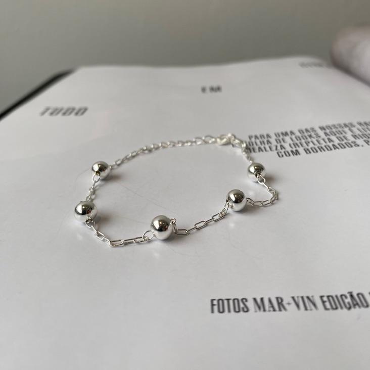Pulseira 5 esferas