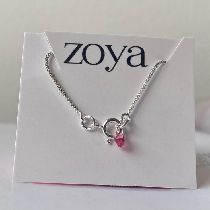 Pulseira pedra rosa