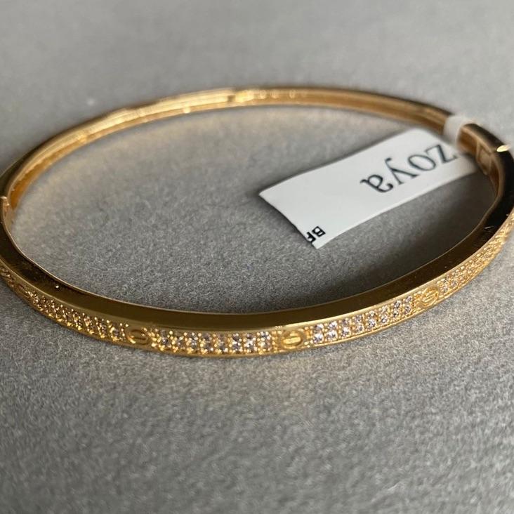 Bracelete Cartier Liso & Cravejado