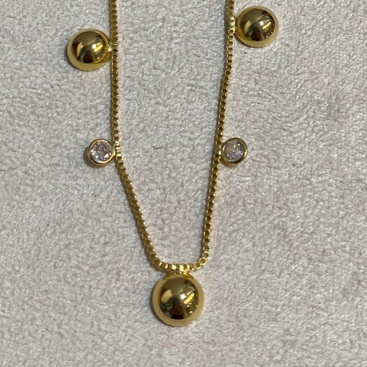 Choker Esferas e Zircônias