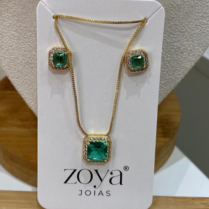 Conjunto Quadrado Turmalina