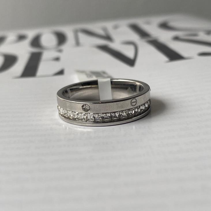Anel Steel Cartier Liso e Cravejado