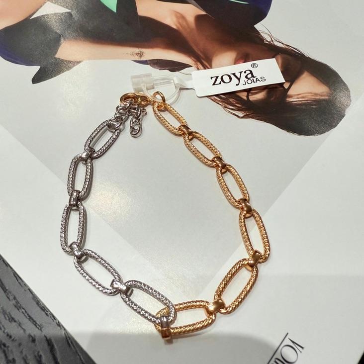 Pulseira Trabalhada 2 Tons