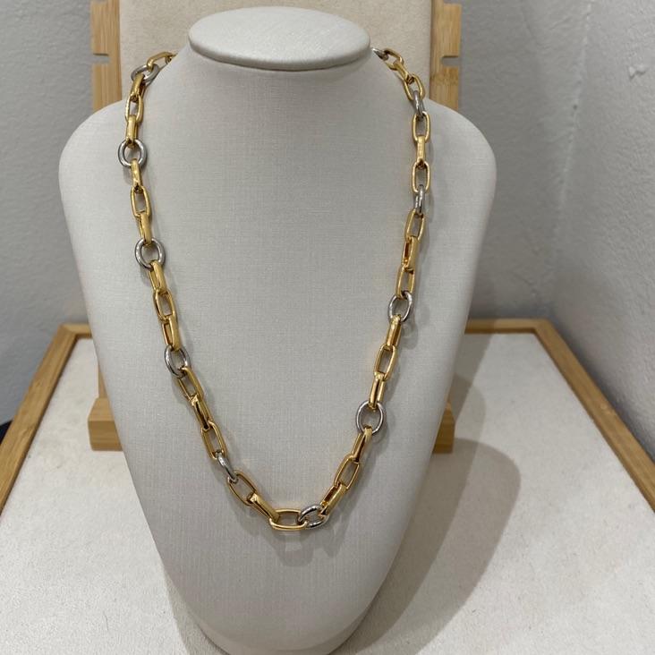 Colar Cartier 3 em1 Duplo Banho