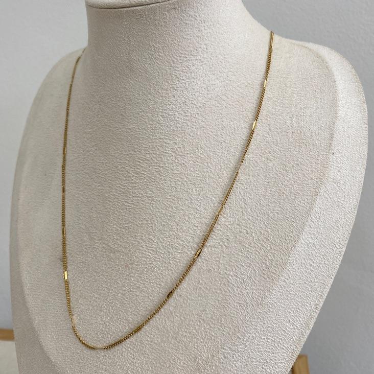 Colar Plaquinha Retangular Steel