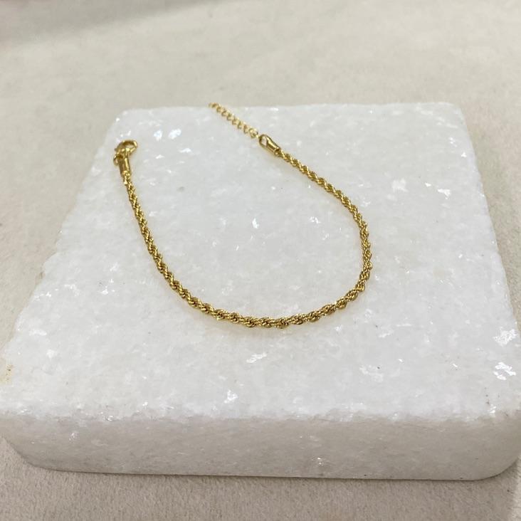 Pulseira Cordão Baiano 2mm