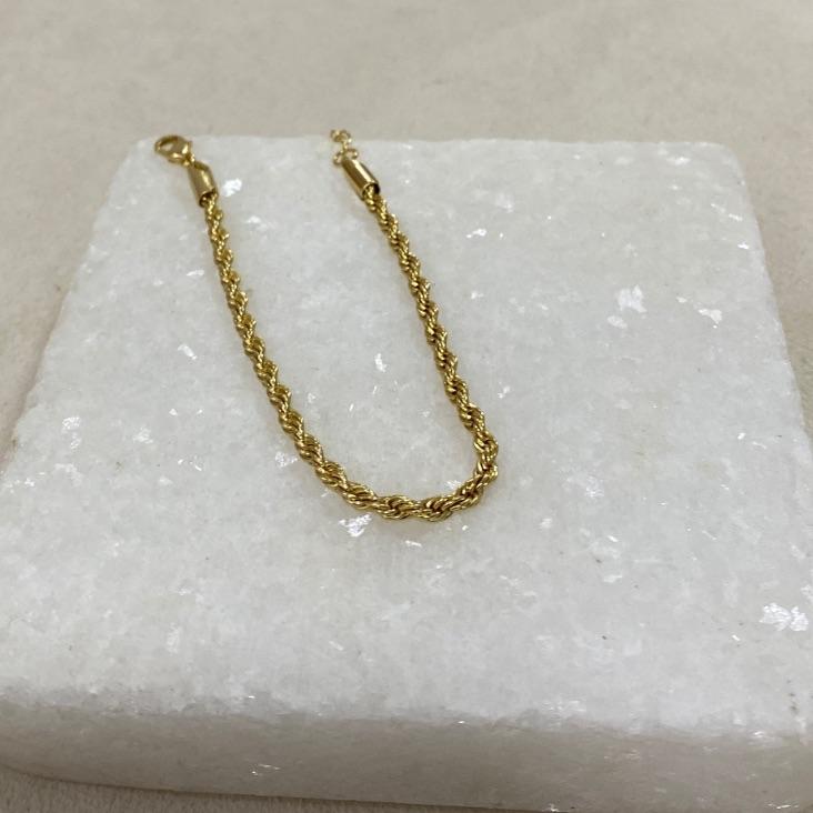 Pulseira Cordão Baiano 3mm