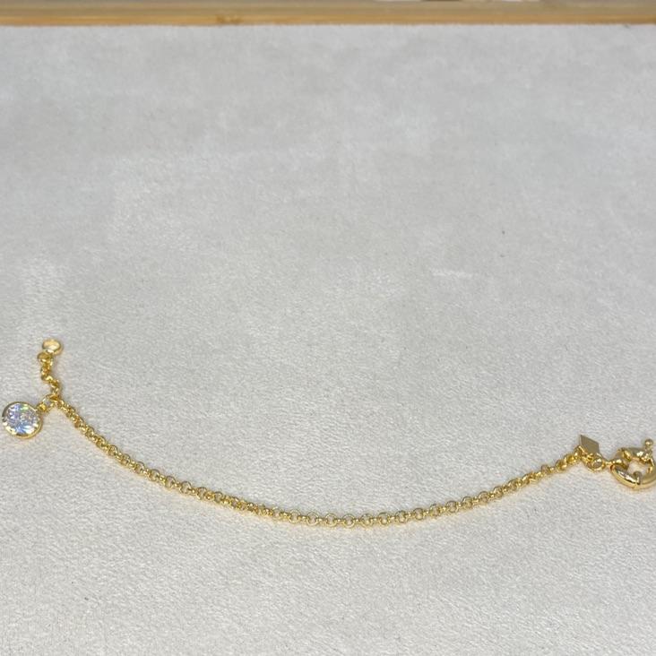 * Pulseira Elo Circulo Ponto de Luz