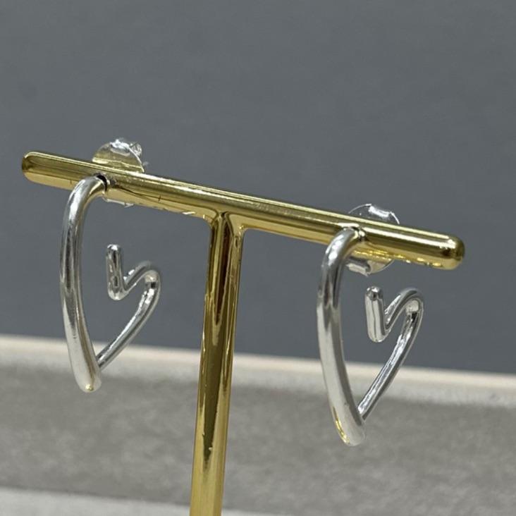 Argola Coração Liso
