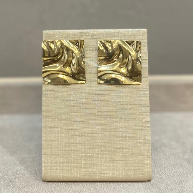 Brinco Marie Quadrado Ouro