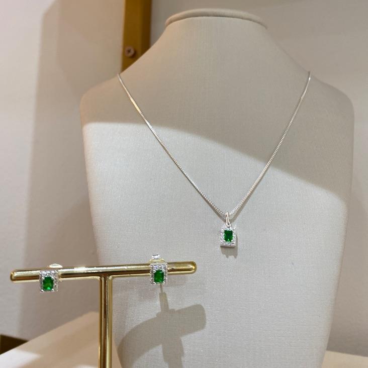 Conjunto Quadrado Verde