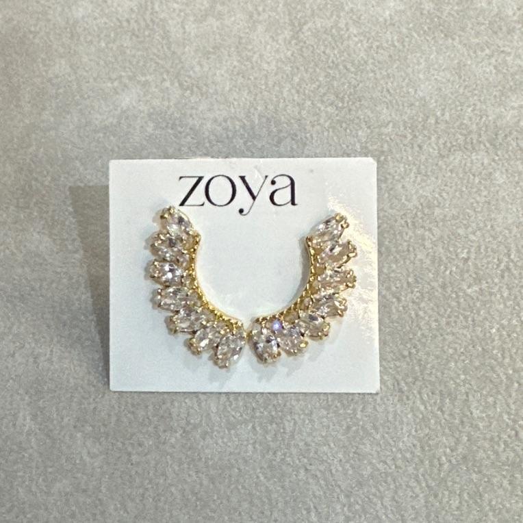 Earcuff Luccy Ouro Cristal