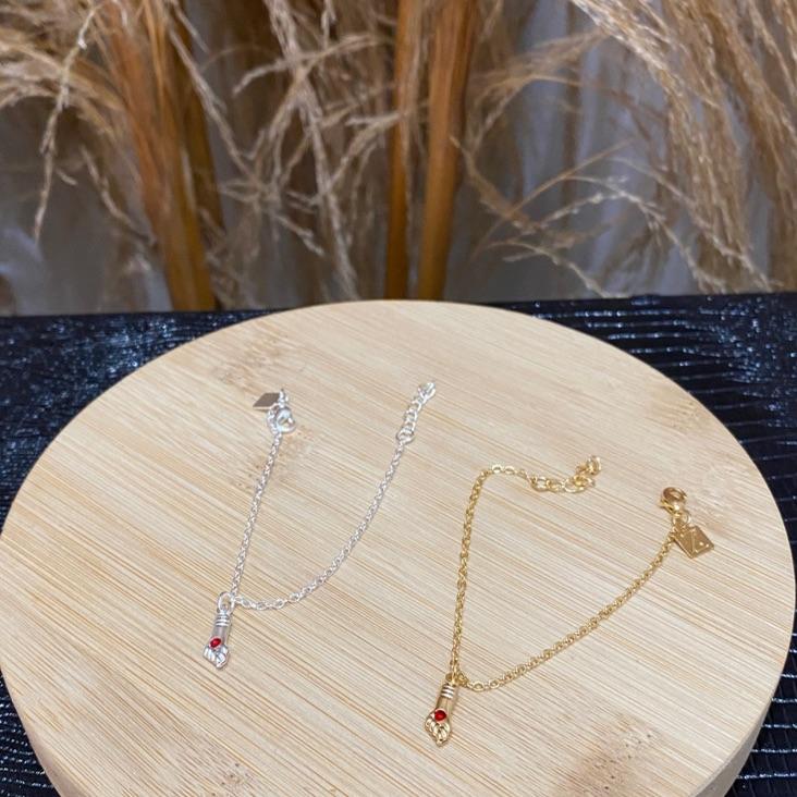 Pulseira Figa Infantil Vermelha