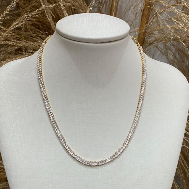 Choker Riviera Baguete