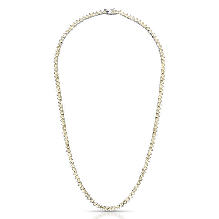 *Colar Riviera Yellow Fancy 3pontas
