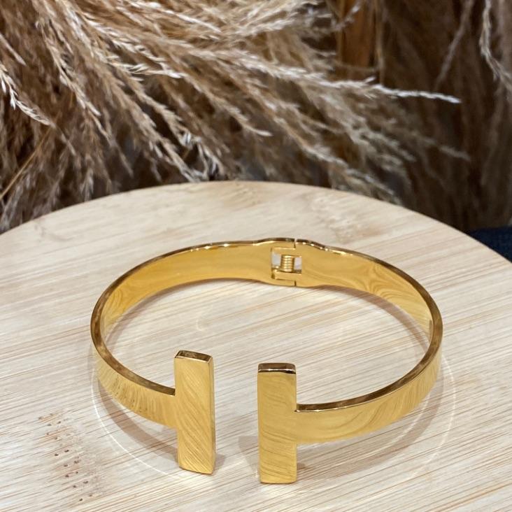 Bracelete Insp. T Maior Liso