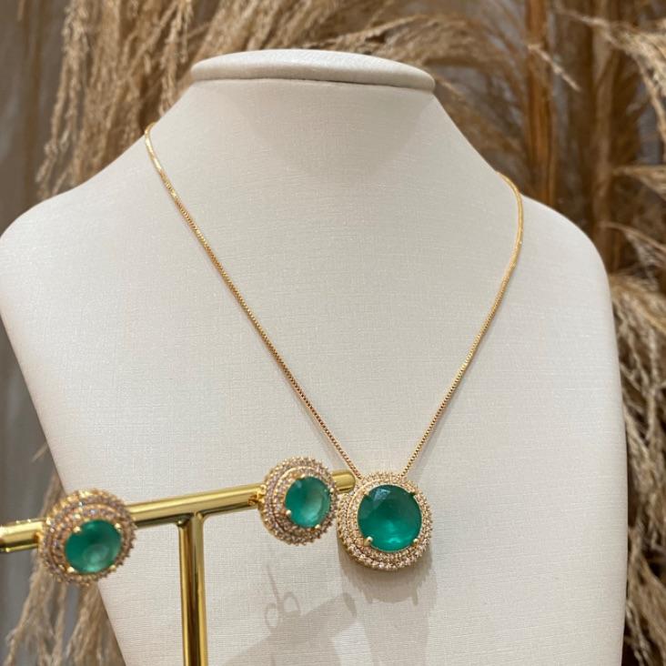 *Conjunto Cristal Turmalina