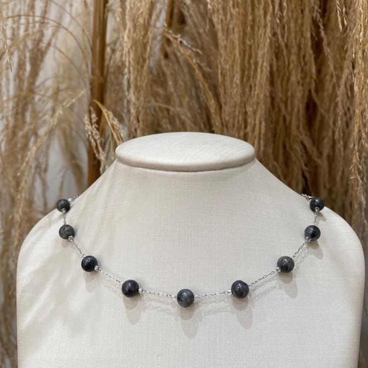 Colar Esferas Black