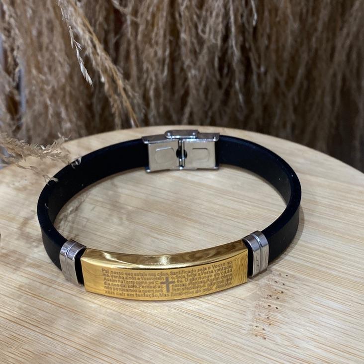 Pulseira Silicone Pai Nosso