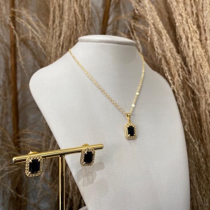 Conjunto Quadrado  Black