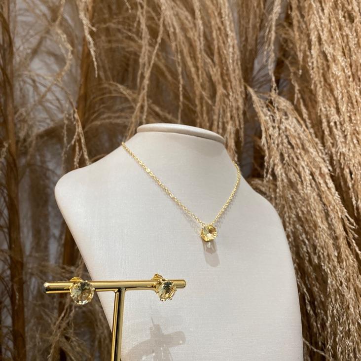 Conjunto Zircônia Yellow