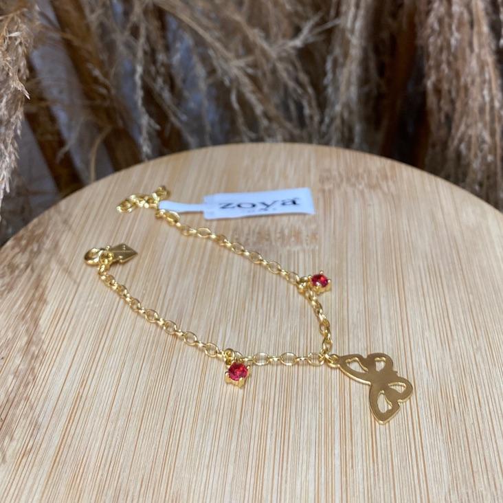 Pulseira  Borboleta e 2Z Pink