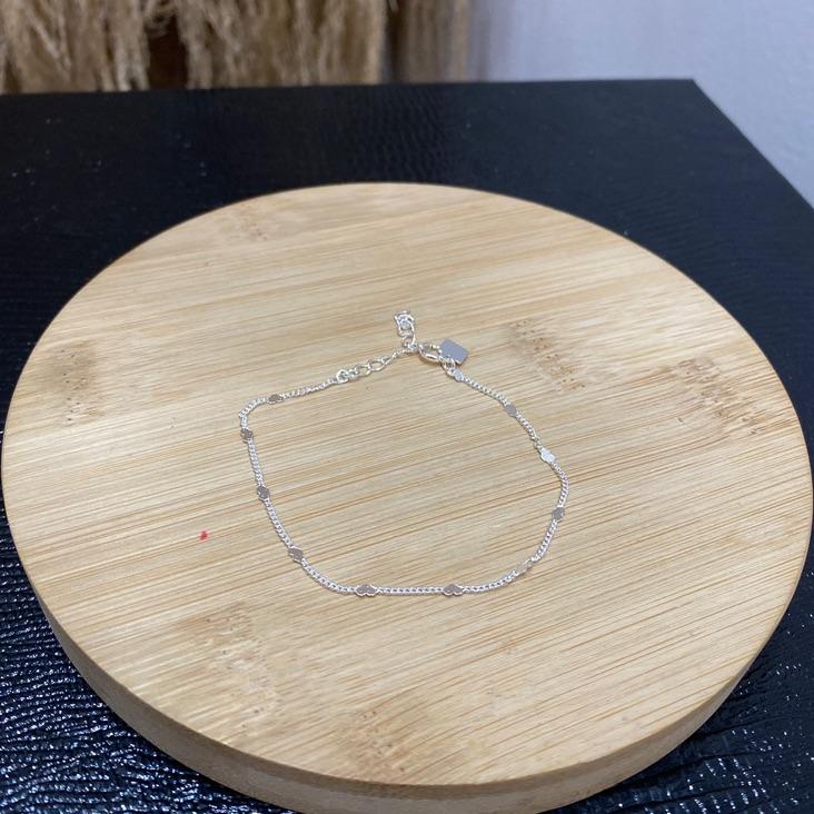 Pulseira Coração Plaquinhas