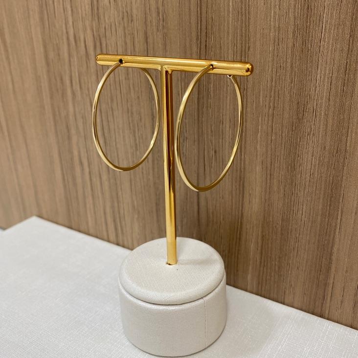 Argola Duda G 37mm Ouro