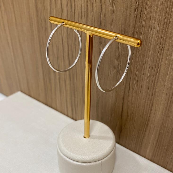 Argola Duda M 26mm Prata